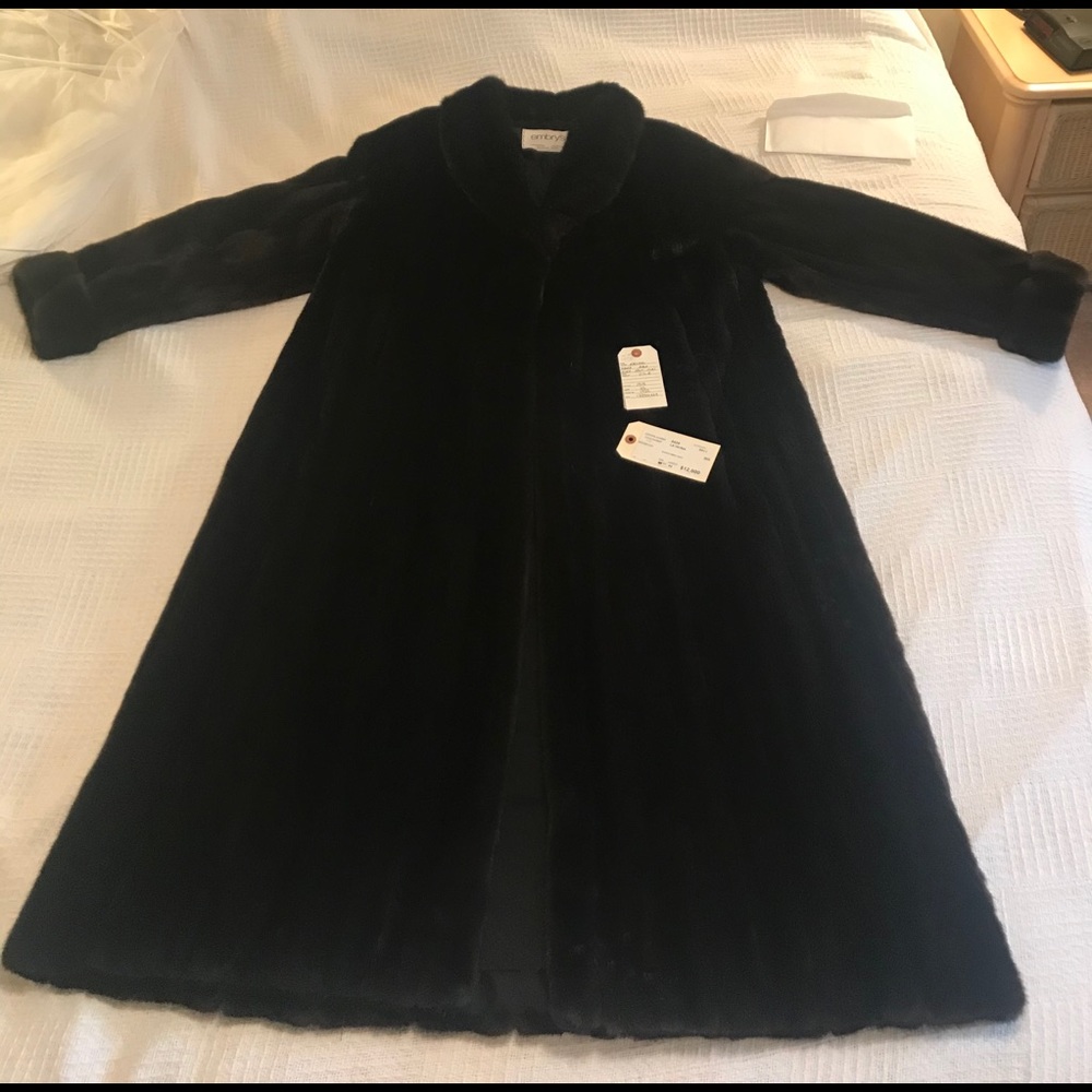 Natural Ranch Male Mink Split Coat-Size 16